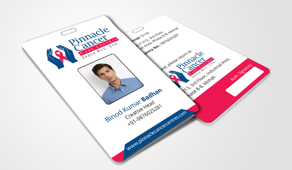 pinnacle id card design