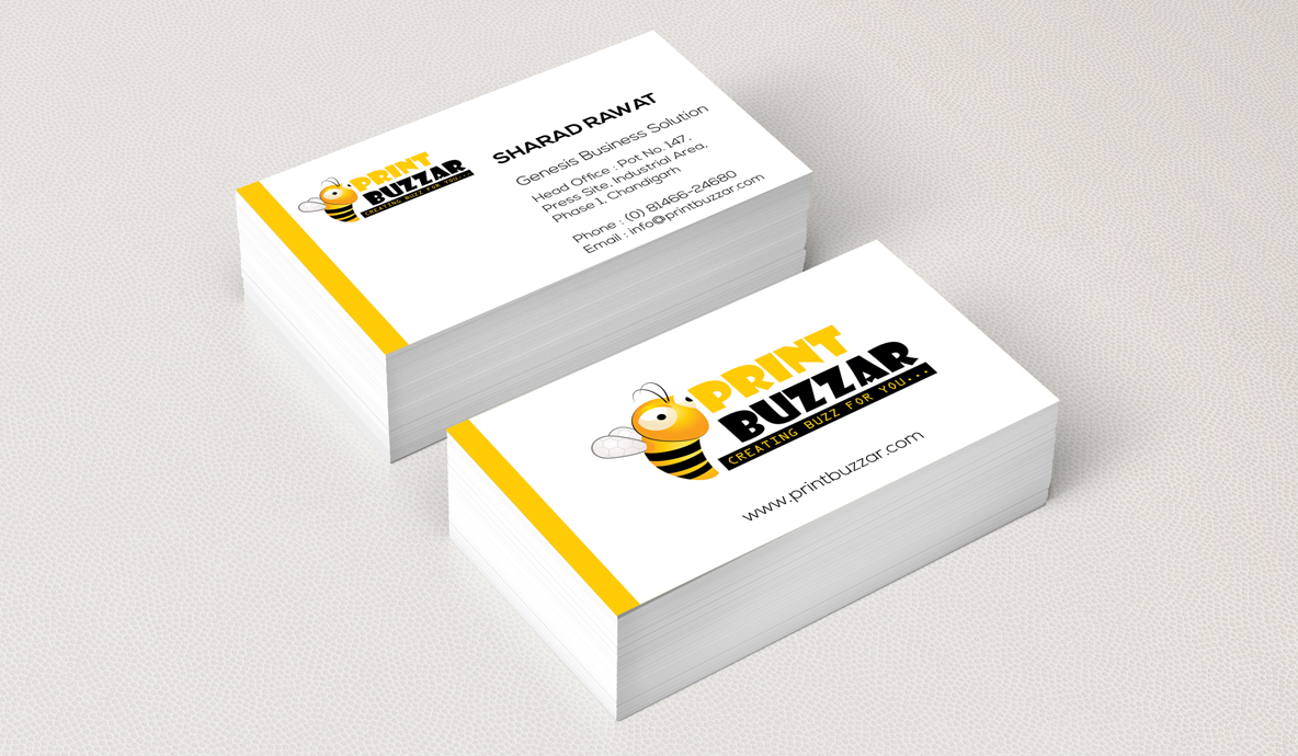 Print Buzzer Business Card Brand Collateral Design