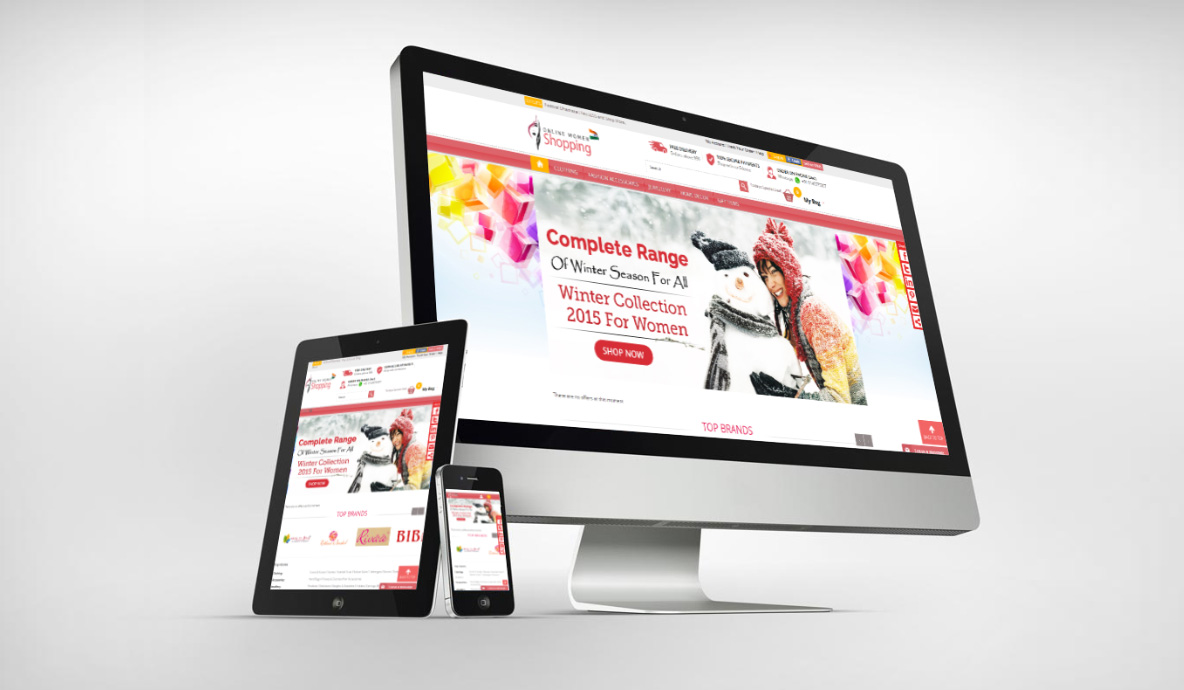 Online Woman Shopping Dynamic Website
