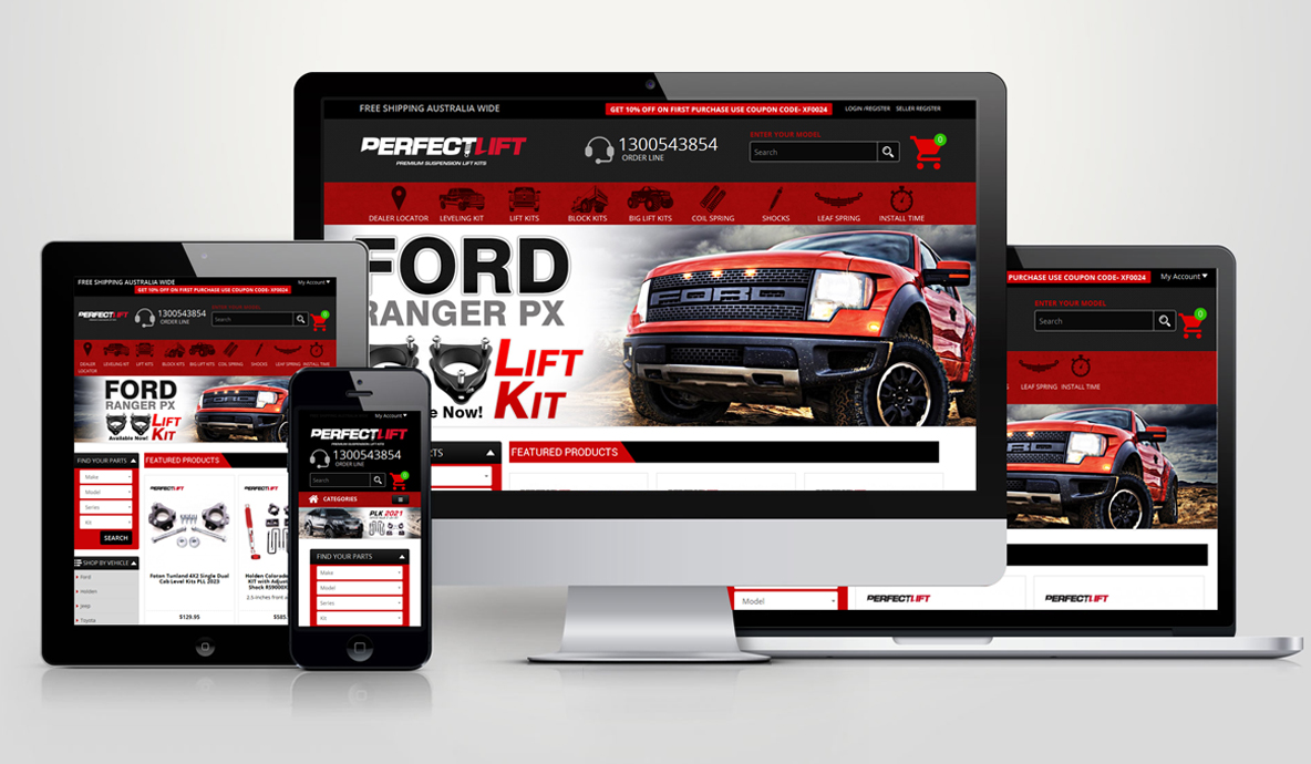 Perfect Lift Website Design