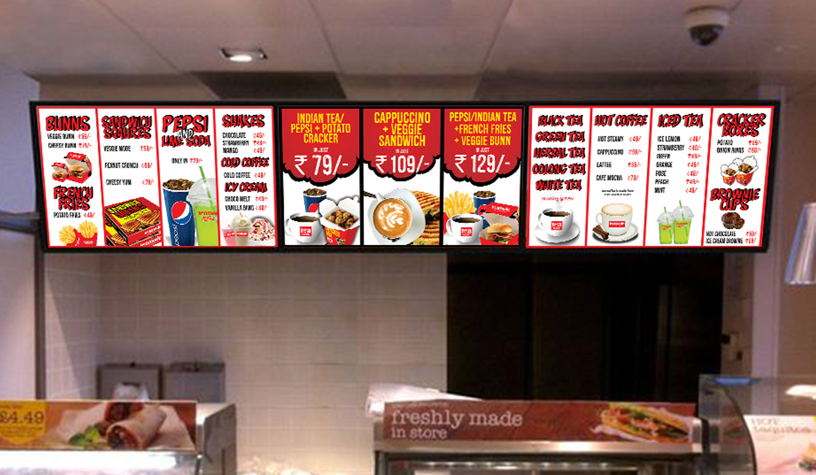 Teamode Menu Outdoor Advertising