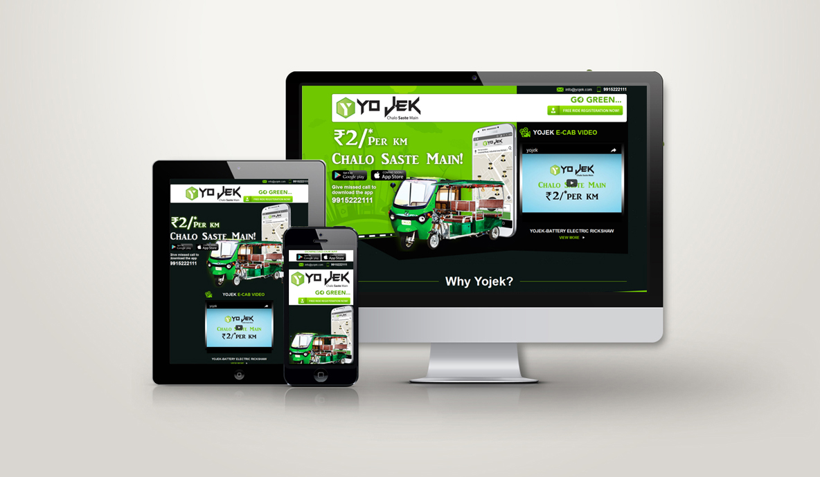 Yojek Small Business Website