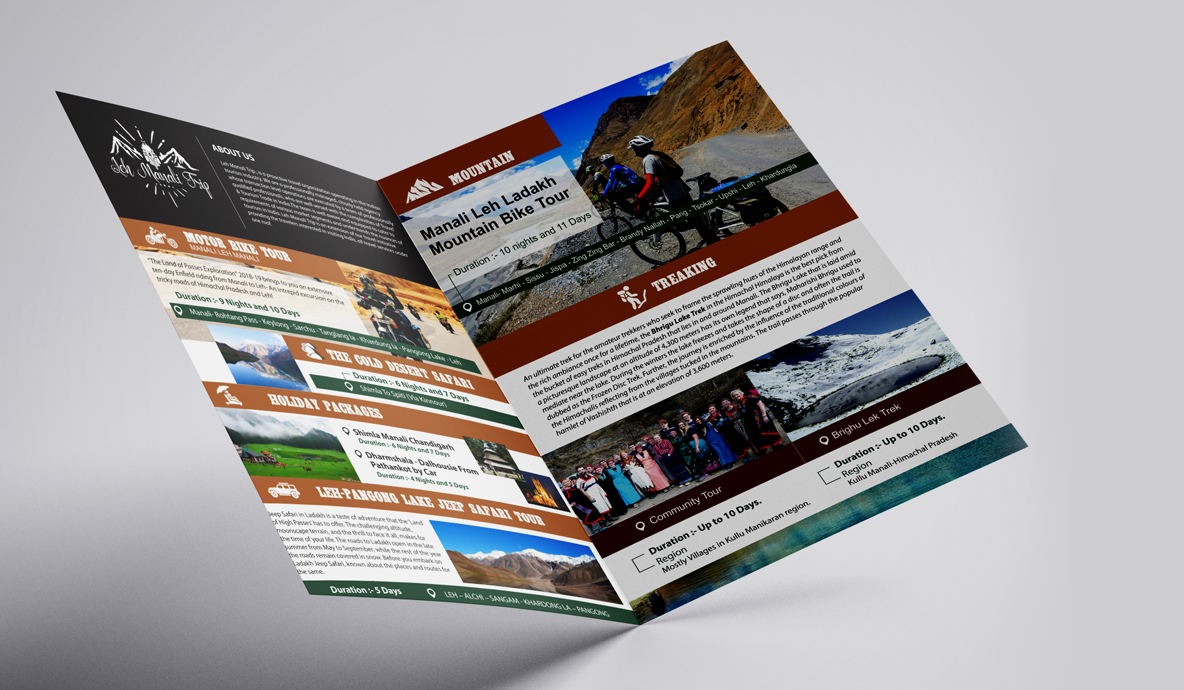 Leh Manali Trip Brochure