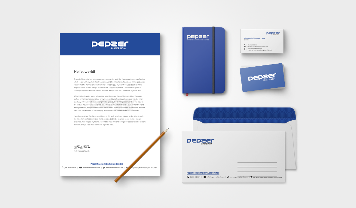 Corporate Pepzer Brand