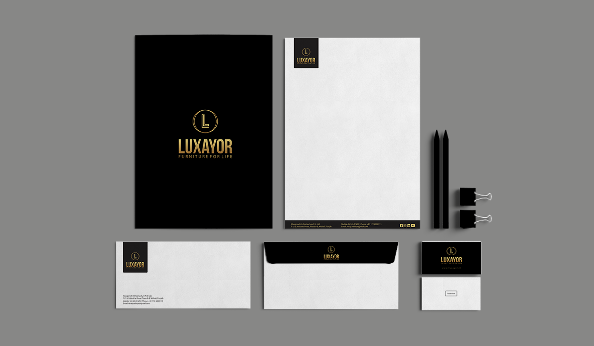 Luxayor brand identity